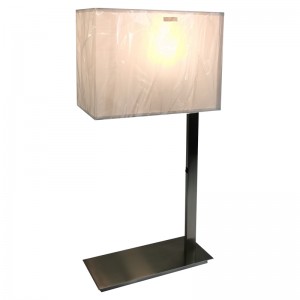 Lampe de bureau de style simple ennickel brossé avec un interrupteur à bascule sur la salle d\'or
