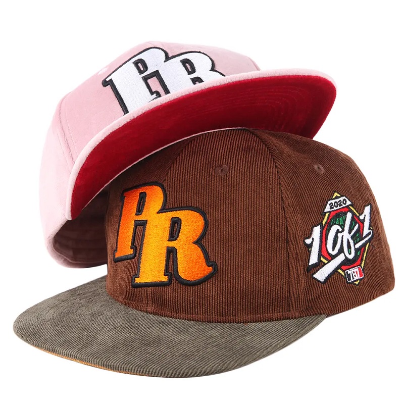 Broderie 3D personnalisée Haule Snapback Cap Hip Hop Baseball Hat Capuplé ajusté