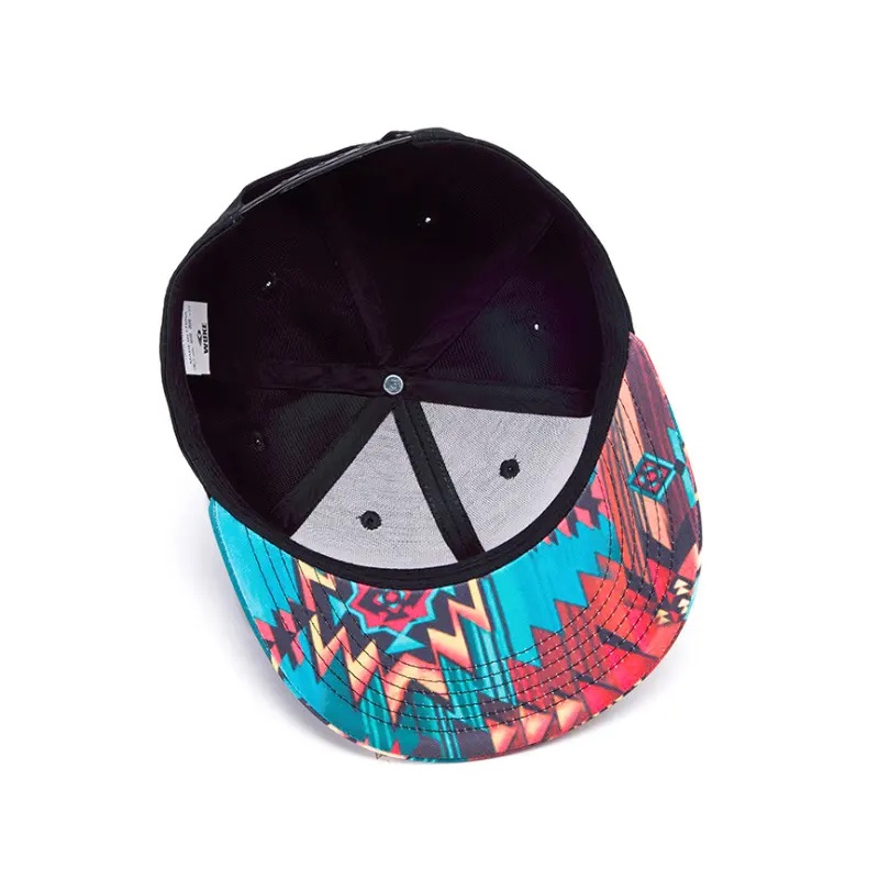 Impression 3D Snap Back Flat Brim Hat Street Dance Dance Hip Impression Flat Bill Hawaiian Hats Design votre propre capuche Snapback/hat