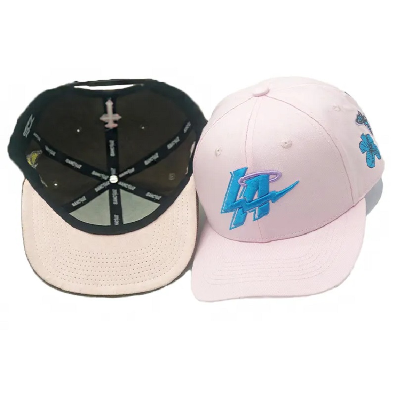 Panneau 6D personnalisé Logo Logo Microbend Brim Baseball Cap pour hommes