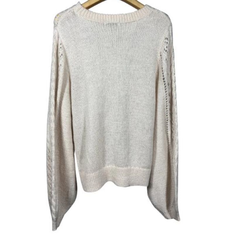 Pull à manches longues à manches longues de la mode Fashion Round Fashion