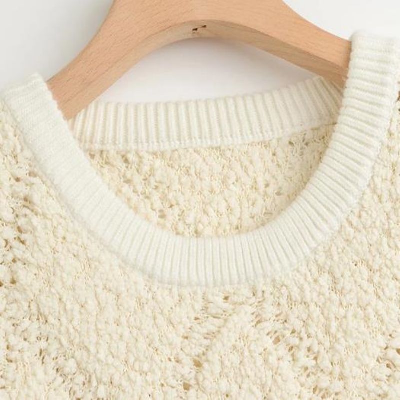 Casual Soft Touch Long-leveve Crewneck Women Sweater
