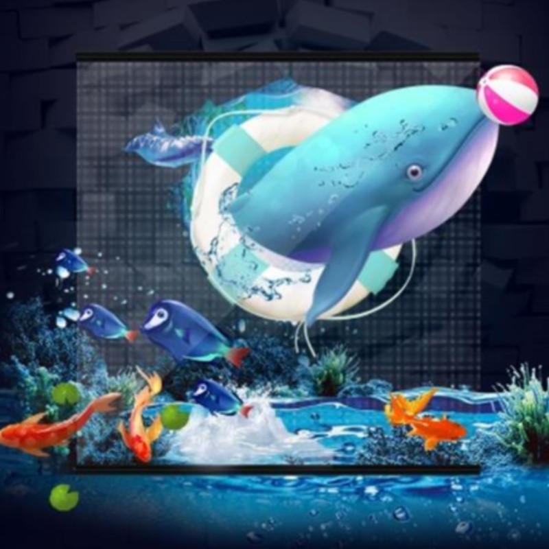 Brève introduction à l\'écran LED holographique transparent