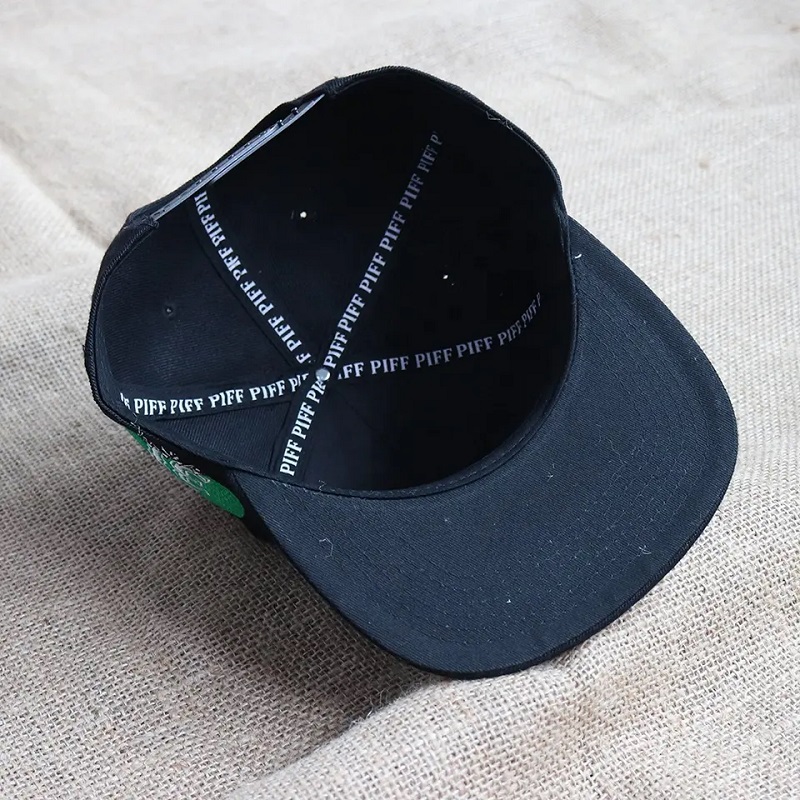 Visor de facture plate à cinq panneaux Classic Snapback chapeau réglable haut de gamme haut de gamme de couleur de couleur de couleur de couleur Snapback chapeau CAP