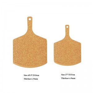 14,5 pouces 18 pouces alimentaire en bois sûr bois personnalisé conception de pizza à découper et planches de service à pizza