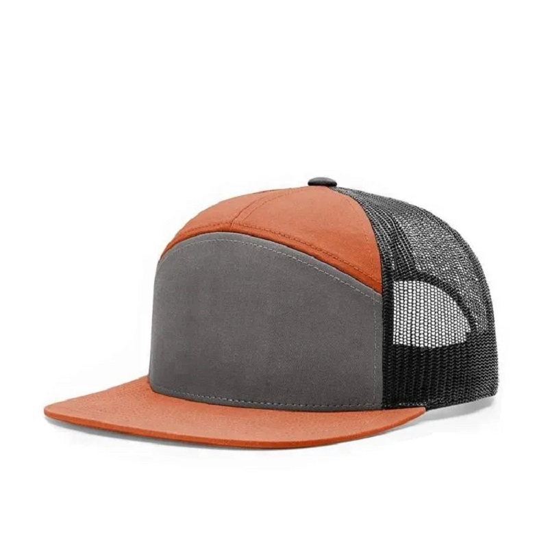 Chapeau de camionneur en filet de haute qualité Panneau personnalisé HAP SNAPBACK