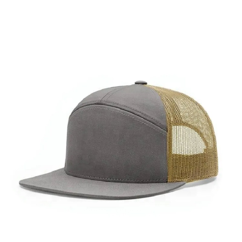 Chapeau de camionneur en filet de haute qualité Panneau personnalisé HAP SNAPBACK