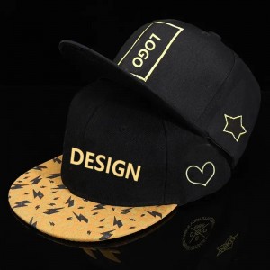 Logo populaire 3D Broidered Flat Auvets Baseball Hat Summer Boy Cool Femme Hip-Hop Snapback Cap