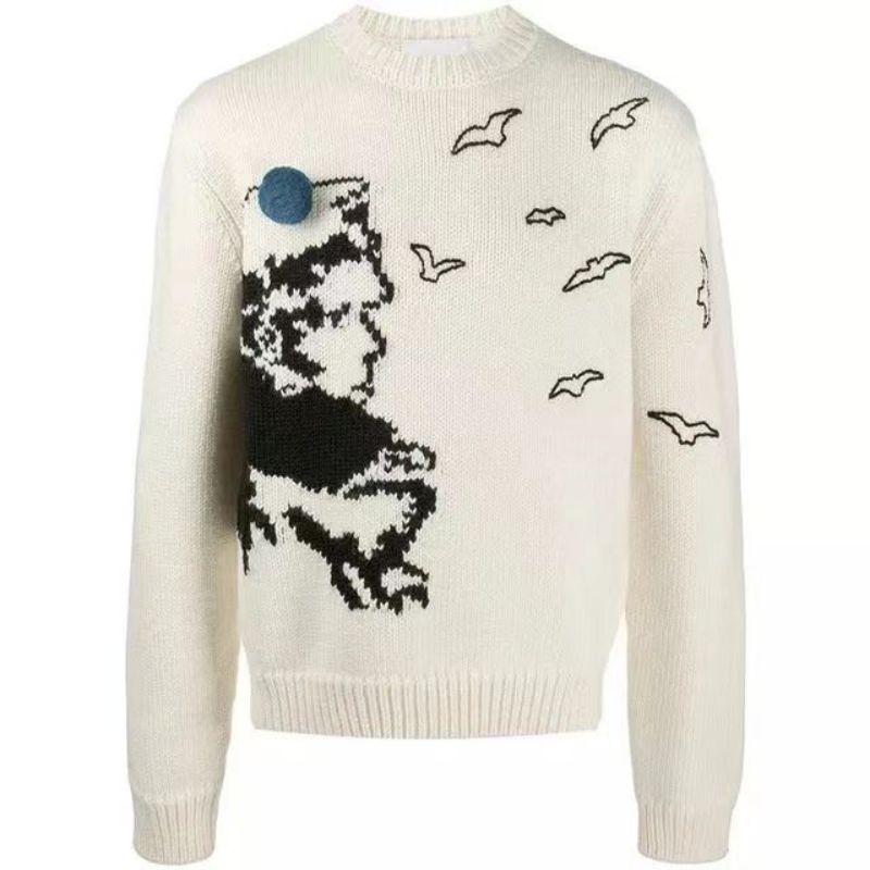 Panks Jacquard à tricot décontracté personnalisé pour l'homme