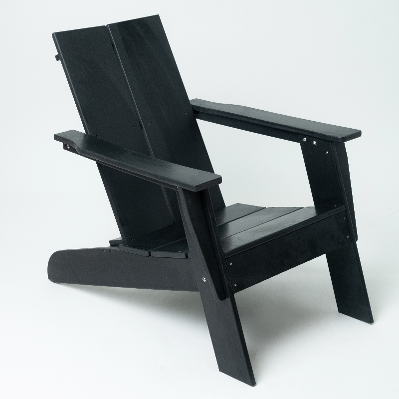 Texture en bois de chaise Adirondack moderne