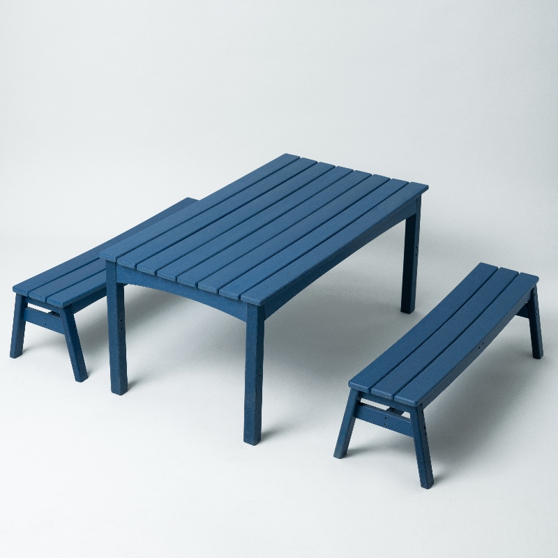 Meubles de patio pour enfants avec couleur bleue