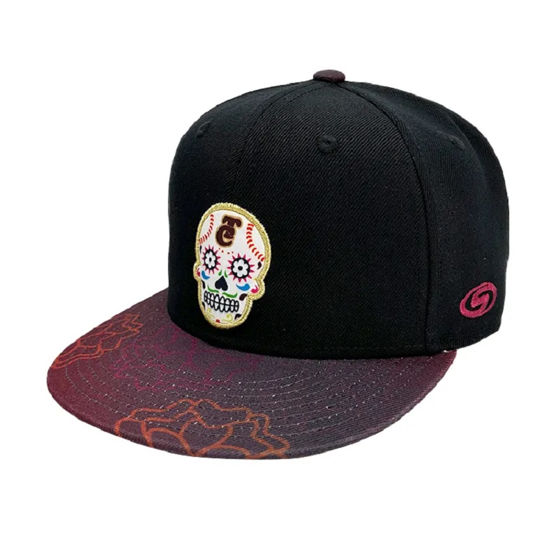 SUblimation Fashion Printing 6 Panel Snapback Cap avec tissu de polyester