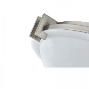 Séquestre de plafond de l\'hôtel Staybridge Suites avec finitionnickel brossée à la salle d\'or