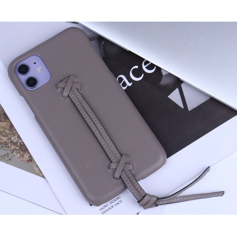 Lenouveau boîtier de téléphone en cuir authentique en cuir authentique à l'iPhone 15 Apple 15 comprend un étui de transport en cuir complet et un boîtier de téléphone anti-chute et de collision complet à 360 degrés à 360 degrés