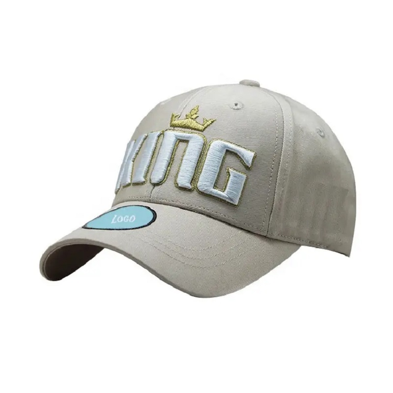BCI Cotton Twill 6 à sur mesure professionnel 6 Panneau de baseball sportif structuré CAP et chapeau avec logo 3D