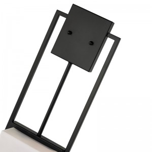 Hospitality Hotel Murce Galce avec finitionnoire mate et ombre acrylique rectangulaire à l\'hôtel Corridor typique