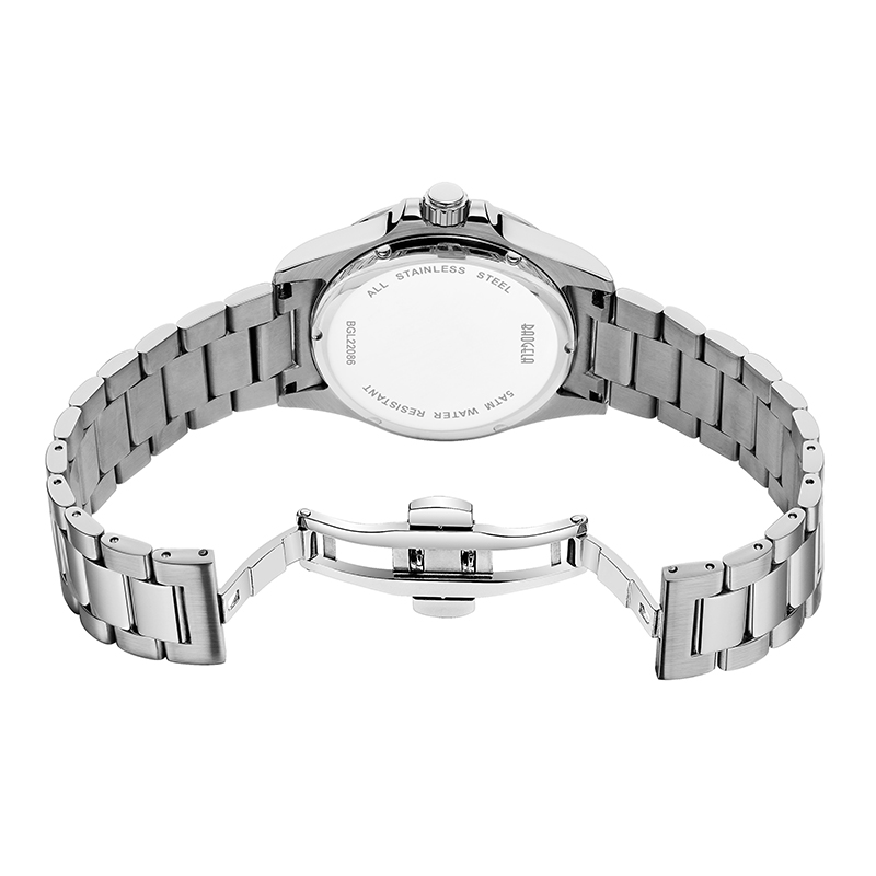Baogela New Blue Red Water Ghost Watch Watch \\ Watch 50 mètres STRAPE EN ACIER INOXEUX IMPÉRISE RELOGIO MASCULINO 22807