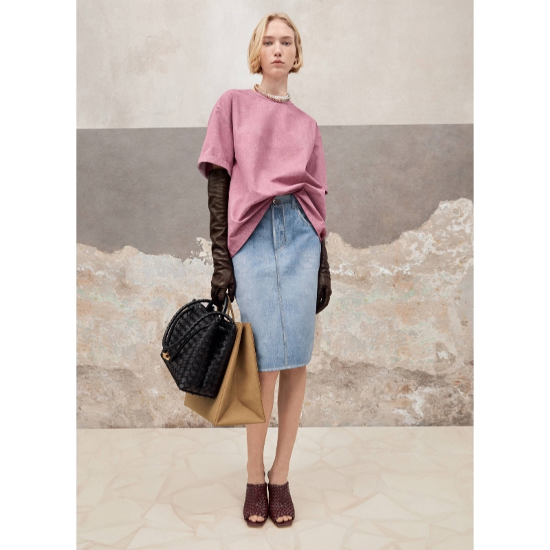 Bottega Veneta \\\\ Presque automne 2023/leather/faux denim/imitation Woolen/refined Basics