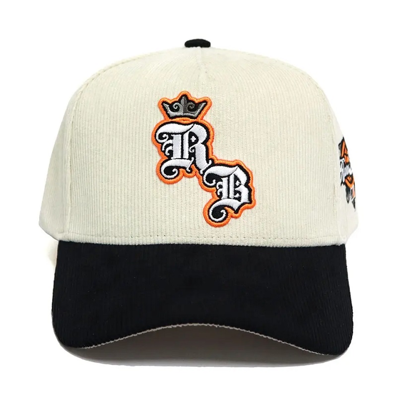 Chapeau de base de casquette de baseball en usine directe avec une broderie Puffing Logo Coton Spirband Coton Caps d'hiver Chapeau de sport