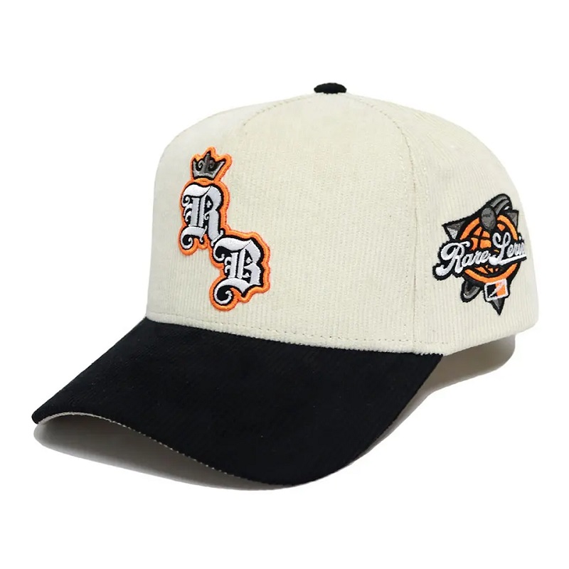 Chapeau de base de casquette de baseball en usine directe avec une broderie Puffing Logo Coton Spirband Coton Caps d'hiver Chapeau de sport