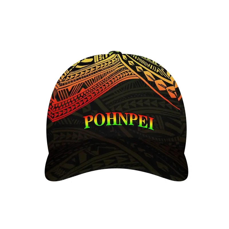 Nouveau Micronesia Pohnpei Flag de baseball imprimé Cap