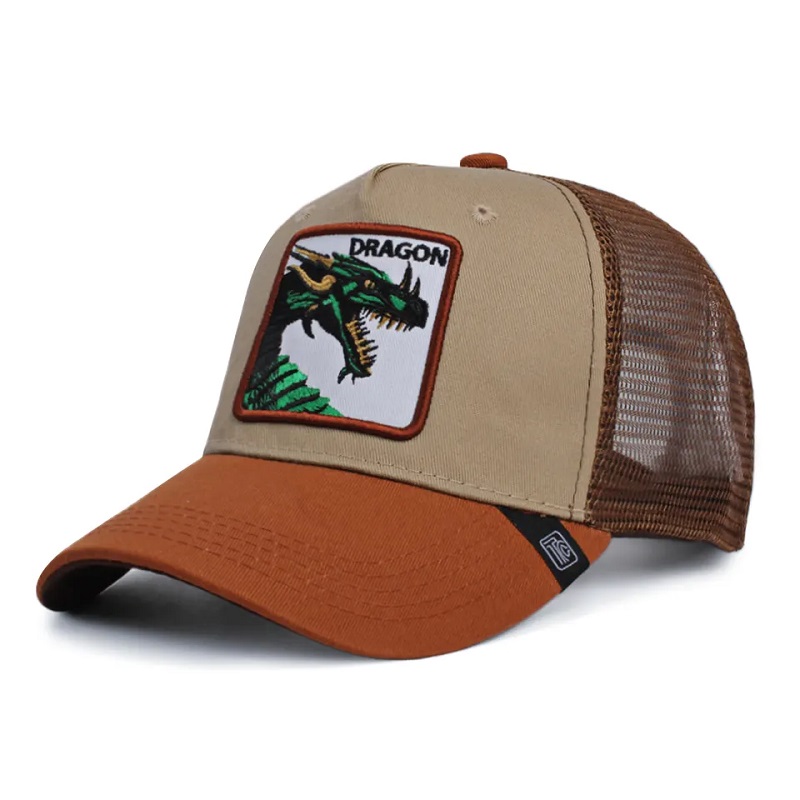 Amazon Amazon Hotsale Animal Trucker Amazon Hotsale Camier 3D broderie Caps de baseball personnalisés