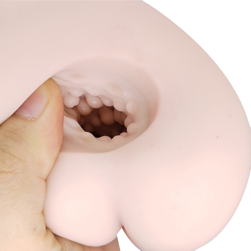 Vente chaude Peach Silicone Vagin Masturbation Cup Adults Toys Sex Toys Fournisseur Masturateur masculin automatique Automatique