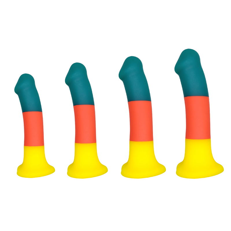 JC897 en gros de simulation populaire Cock pénis didol sexe toy suceur femmes énormes godes de couleur de Noël réalistes pour femmes hommes