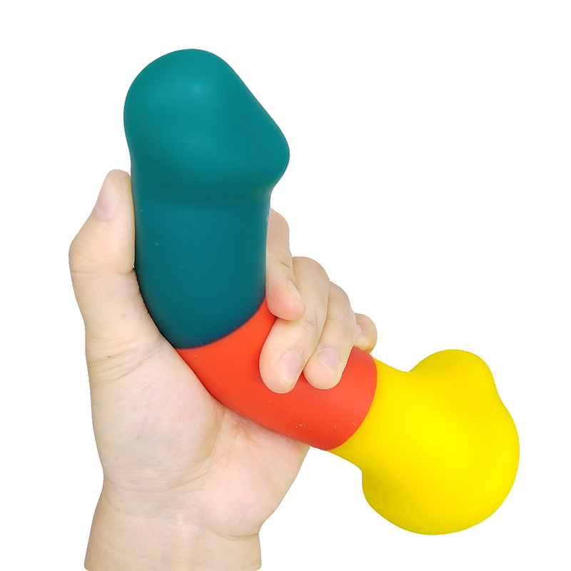 JC897 en gros de simulation populaire Cock pénis didol sexe toy suceur femmes énormes godes de couleur de Noël réalistes pour femmes hommes