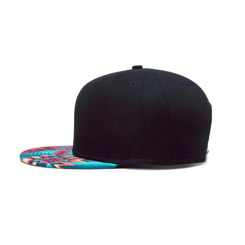 Impression 3D Snap Back Flat Brim Hat Street Street Impression Flat Bill Bill Hawaiian Hats Design votre propre capuche Snapback/hat