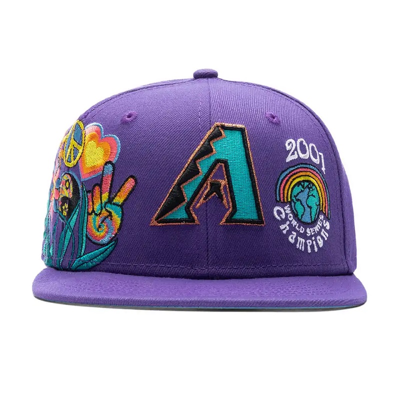 Snapback Hat Snapback 6 Panneau brodé Brandage Nouveau chapeau hip hop Groovy Structured Flat Bill Snapbacks Caps Snapback ajustés