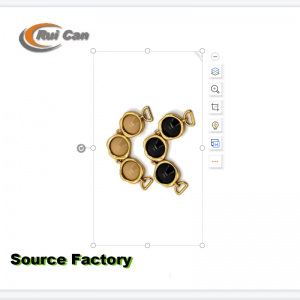 alliage de zinc de boucle de chaussures