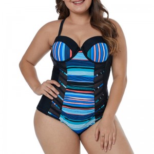 Les coutures à rayures semblent minces de maillots de bain