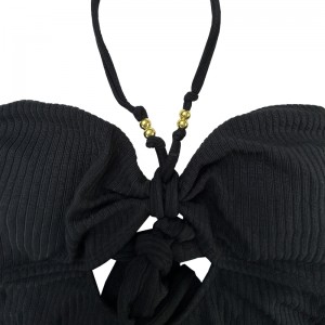 Tube top halterneck creux de maillot de bain