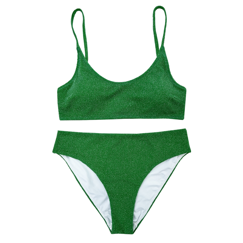 Sling Split Swimsuits en forme de U