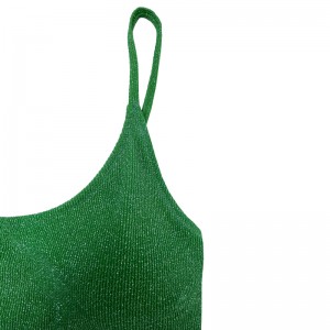 Sling Split Swimsuits en forme de U