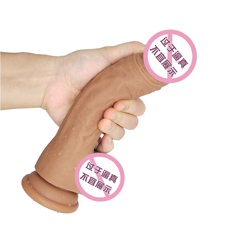 870 en gros de simulation populaire Cock pénis didol sex Toy Sucker Femmes Énormes godes de cristal réalistes pour femmes hommes