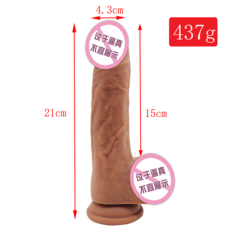 870 en gros de simulation populaire Cock pénis didol sex Toy Sucker Femmes Énormes godes de cristal réalistes pour femmes hommes