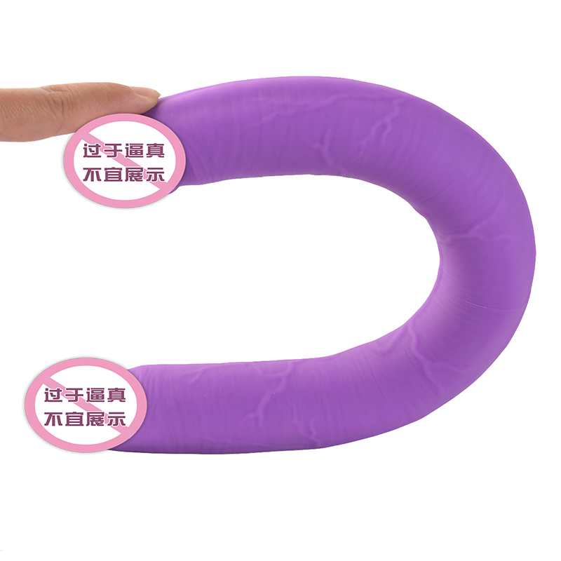 832 Lesbien Double Head Adult Toys Toys Double Dildo Pénétration Head Double côté terminée Dildo pour les couples Femmes Gay
