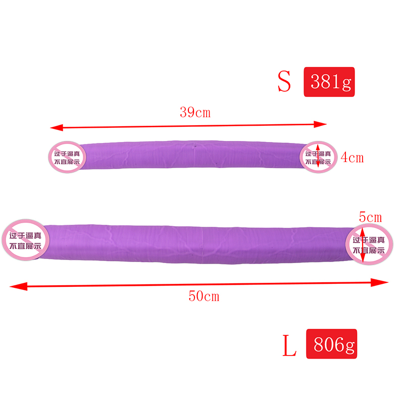 832 Lesbien Double Head Adult Toys Toys Double Dildo Pénétration Head Double côté terminée Dildo pour les couples Femmes Gay