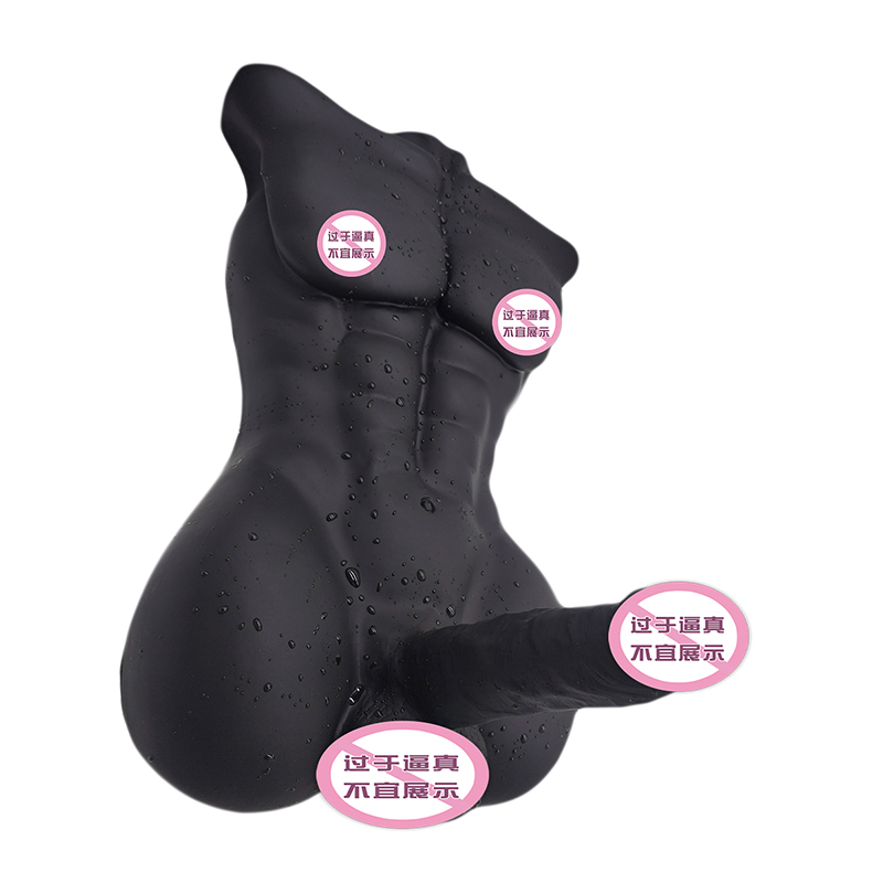 Énorme pénis artificiel toys sexe gros gode demi-corps poupées de sexe masculin pour femme