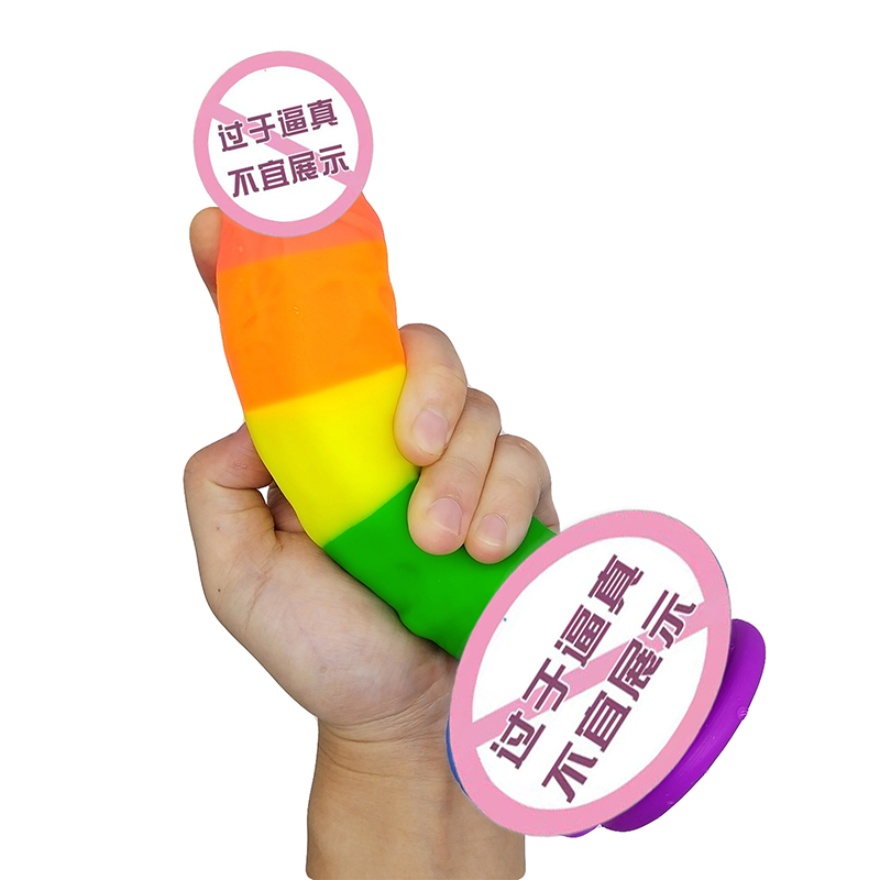 806-Rainbow Pinis Agrandis Telescopic Thrusting pénis chien