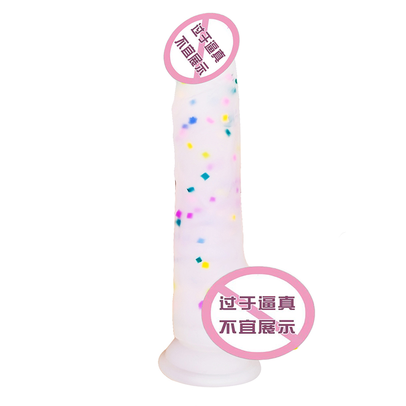 806 Pinis Afficier Télescopic Thrust Crystal Para Mujer Pinis chien Énorme Dildo Sex Toy Big Long Realist Dildo pour les femmes