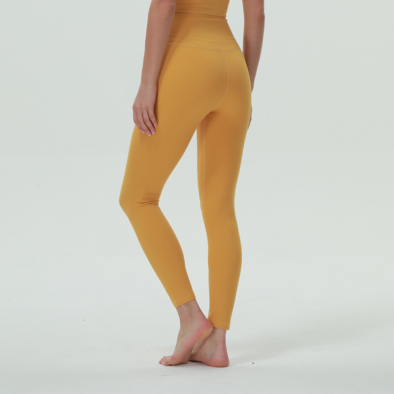 Pantalon de yoga à taille haute de poche