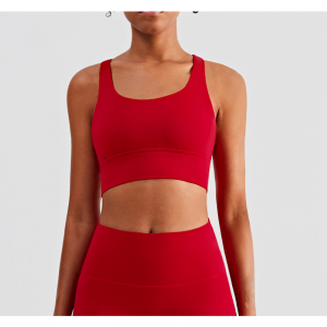 Cross Us-Shape Backless Sport Bra