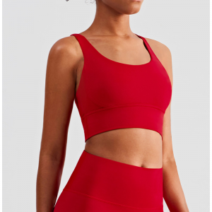 Cross Us-Shape Backless Sport Bra