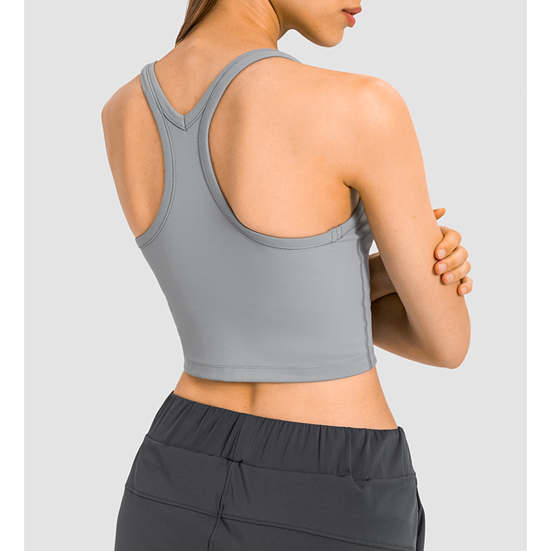 Gilet de yoga en forme en U rembourré