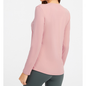 Chemises de yoga à arc de cou rapide et à sec rapide