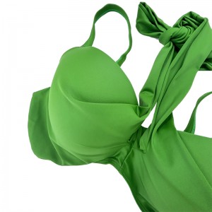 Swiss de maillot de bain à cordon à imprimé floral de taille plus