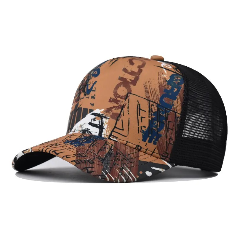 Chapeaux de mailles Hip Hop Visor Sun Snapback